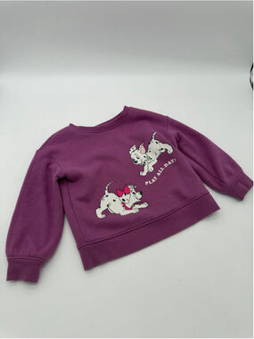 Girls Disney Jumping Beans Purple 101 Dalmatians Sweatshirt 3T